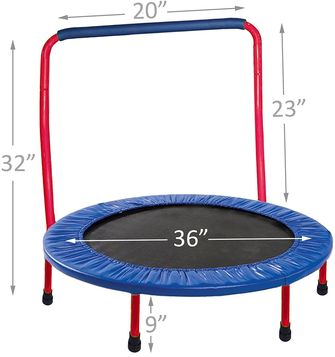 Portable & Foldable Trampoline - 36"