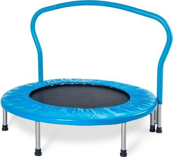 Review-Merax-36-kids-mini-exercise-trampoline-portable-with-handrail