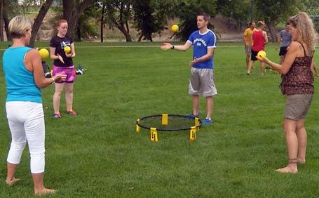 Gepard Permanent salt Spikeball - The Beach Game with Small Trampoline and Ball |  GetTrampoline.com