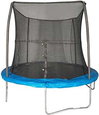 8ft-trampoline-with-enclosure-under-100-dollars-JumpKing-8-Foot-Outdoor-Trampoline