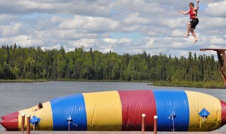 Inflatable-water-blob-trampoline