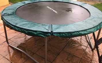 Trampoline-on-concrete-surface