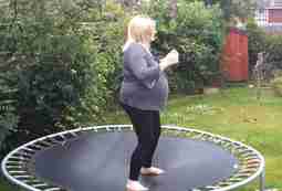 Is it safe to jump on a trampoline while pregnant