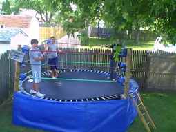 Converting a Trampoline into a Wrestling Ring in 10 Steps