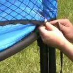 How to Put a Safety Net on a Trampoline