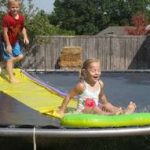 How to Make a Slip and Slide on a Trampoline