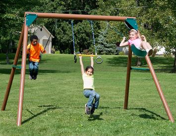 Best-Swing-Sets-for-Small-Yards-Swing-N-Slide-Orbiter-Complete-Wooden-Swing-Set