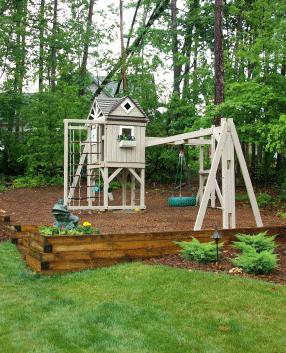 How To Install A Swing Set On Uneven Ground Or A Hill