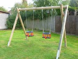 Repurposed-Swing-Set-Frame