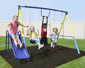 Swing-Set-For-Small-Yards-Sportspower-My-First-Metal-Swing-Set