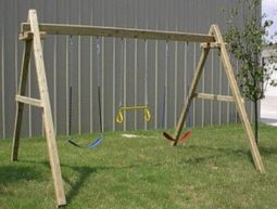 used wooden swing sets